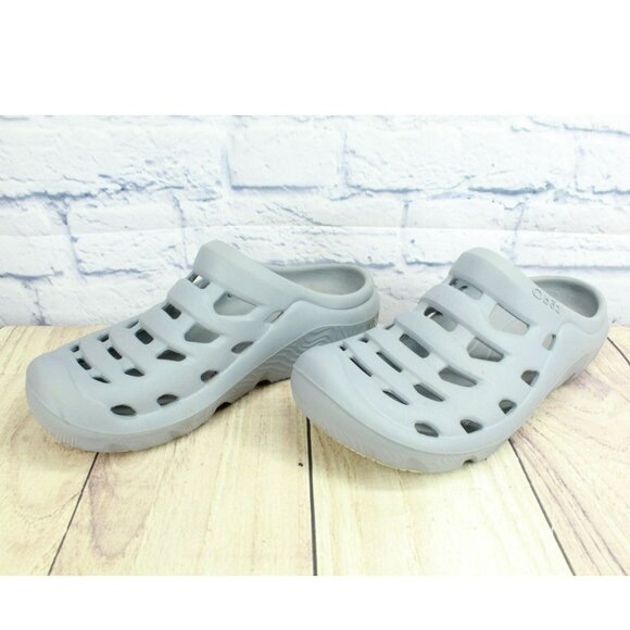Oboz Whakata Unisex Gray Rubber Slip On Comfort Clogs Mules Sandals Size 9 - Picture 2 of 10